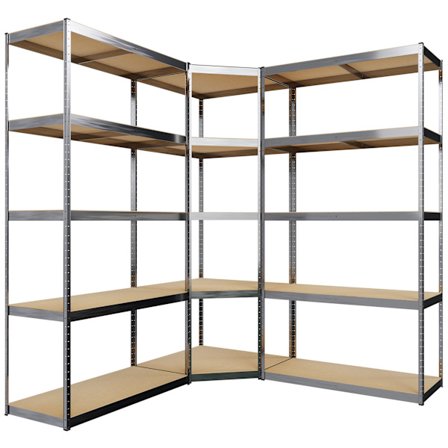 3 -Part Storage System - Racks - Extremt skattepliktiga upp till 2 625 kg | Färg: Silver