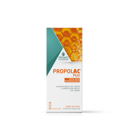 PropolAc Flu Effervescente 10 Stick Da 4 g