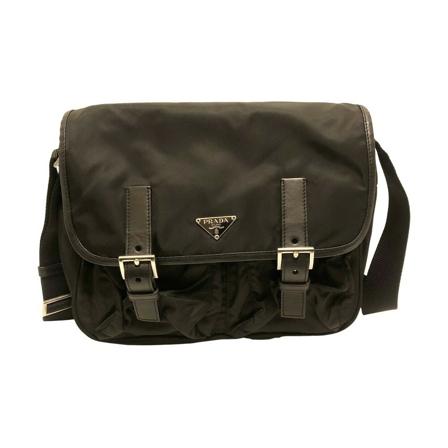 Prada Vintage Pre-owned Cross Body Väska svart, Dam Vintage Väskor, Dam, Storlek: ONE SIZE