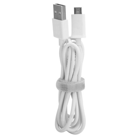 2 st 1 m telefonladdningskabel mikro-USB snabbladdningskabel PVC-datakabel för Android vit