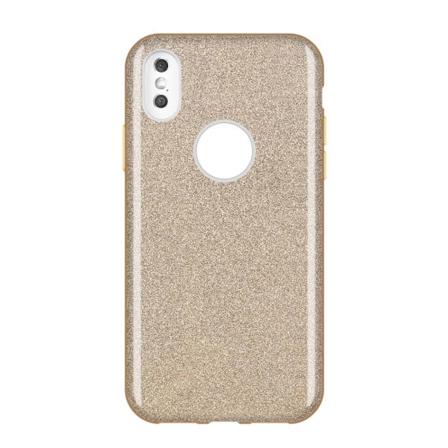 Gradient Glitter 3i1 Skal För Samsung Galaxy S10e - Guld Guld