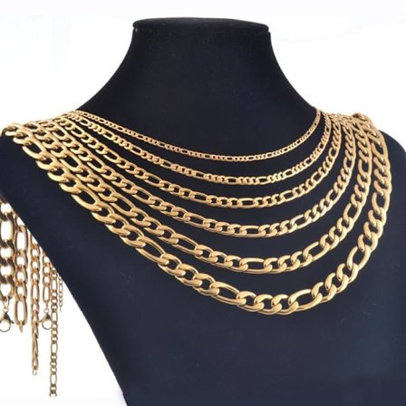 Rostfritt stål halsband + armband Set 5mm