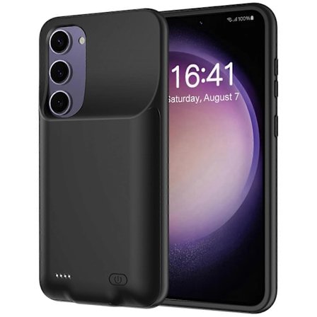 Samsung Galaxy S23:lle 10000mAh lisäakku TPU ABS puhelimen takalatauskotelo