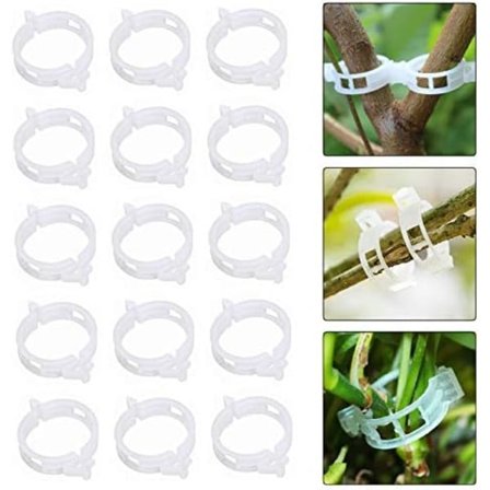 30mm 200 stk. Plast Grafting Clips Graft Voksende Klips Blomster Fikseringsklips Plast Tomatranke Klips Haveredskaber Brugt