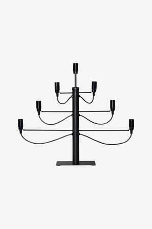 Jotex - Adventslysestake Milano Svart - Kjøp Adventsstaker hos Jotex