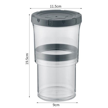 Opbevaringsboks, god forsegling, fugttæt, mel, køleskab, lufttæt beholder