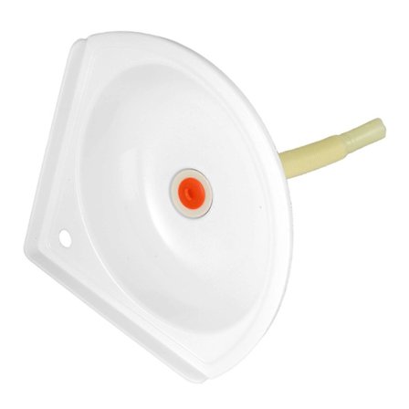 Husholdningsvask i plastik, vægmonteret mini-vask til lejlighedsbeboere 31.00X31.00X12.00CM pladsbesparende design 1 sæt