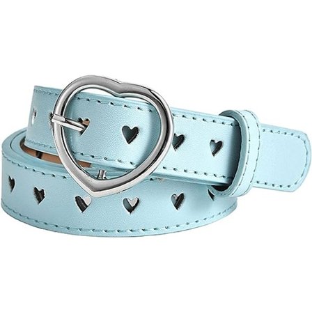 Pige Læder Bælte Livrem Hjerte Metal Spænde Livrem Læder Bælte Bælte Tilbehør Kvinde