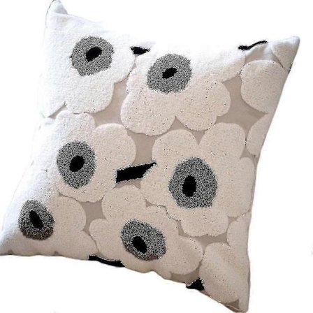 2 KPL Unikkokukka Koristetyynynpäällinen Pehmeä Puuvillainen Neliö Tyynynpäällinen 18" x 18" Tyynynpäällinen