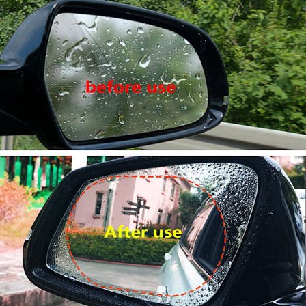 Bakkespeilfilm, 2 pakninger Bil Bakkespeil Beskyttelsesfilm