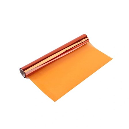 1 rull dekorativ cellofaninnpakning i lyse farger, plastfilm med visuell effekt, cellofaninnpakning for fest KAESI Orange
