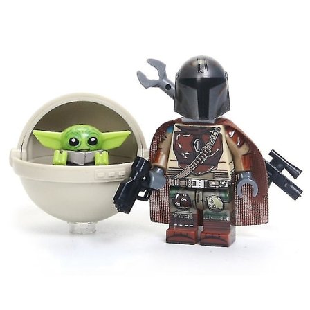 star wars mandalorian byggstenar siffror figurer