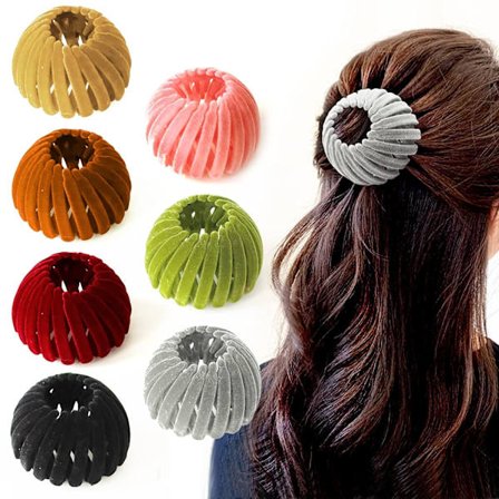 7 stk. fuglerede magisk hårklemme, hårtilbehør til kvinder, fuglerede hårklemme, magisk hårklemme, Zabernim hårholder