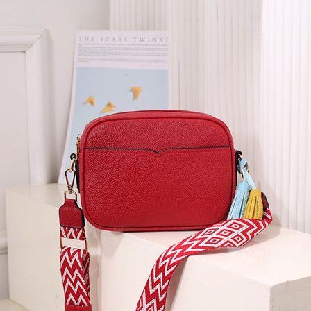 Kvinnor Small Square Bag Simple Trend Purse Crossbody-väskor