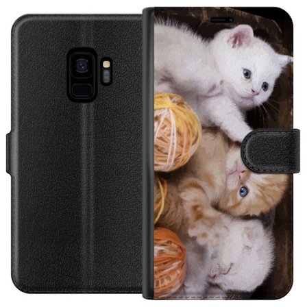 Kompatibelt Plånboksfodral till Samsung Samsung Galaxy S9 Katter