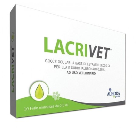 Lacrivet Gocce Oculari Strip 10 Flaconcini 0,5ml