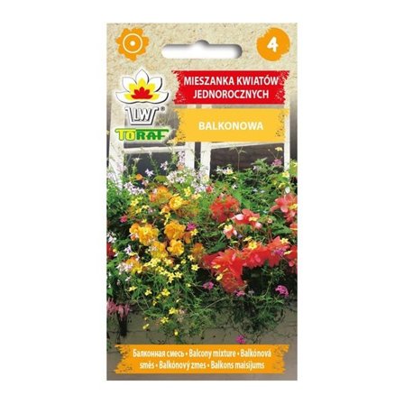 Frøblanding til altanplanter - farverig og langtidsblomstrende til krukker og kasser