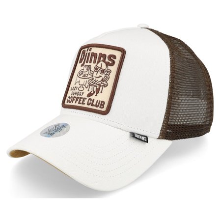 Djinns - Weiss trucker Cap - Hft Cap Coffee White Trucker @ Hatstore