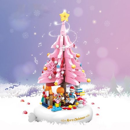 DIY Music Box Julgran Byggstenar Julgran