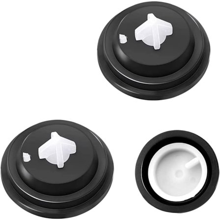 2 stk. Ventilmembranpakninger, Utskiftbare gummi-membranpakninger