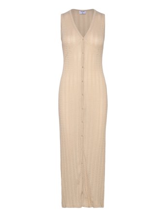 Butt D Lace Knit Dress Beige Filippa K