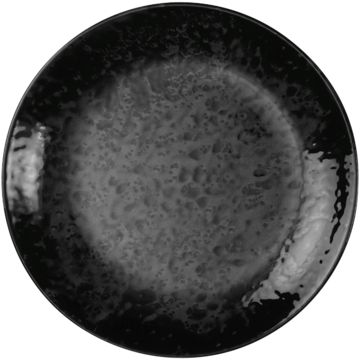 Tallrik djup Blocho Nano Cream Svart 25cm