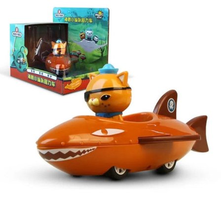 Octonauts Trekkbil Modell Barnacles Kwazii Peso Anime Actionfigur Leke