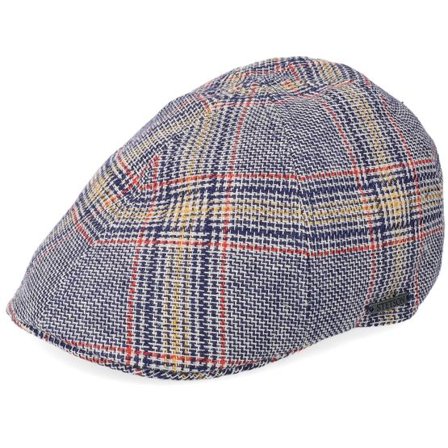 Stetson - Blå flatcap Keps - Texas Linen Flat Cap @ Hatstore