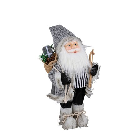 Julemand med ski 46 cm