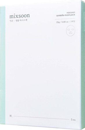 Mixsoon Centella Mask Pack 5 stk, Skincare, Masker, Sheet Masker