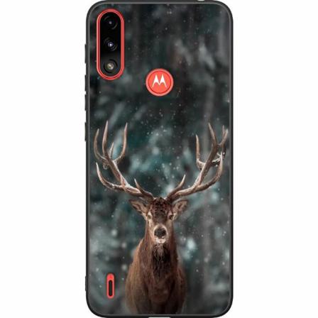 Motorola Moto E7i Power Svart Skal Oh Deer