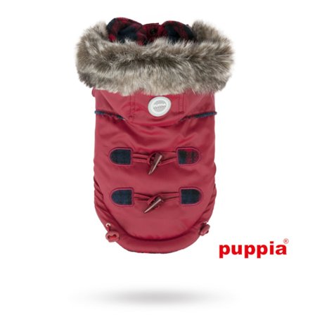 Puppia - LEWIS - Red - Varma hundjackor & täcken från Doggie.se