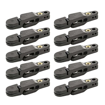 10x Offshore Fiske Planer Board/Release Clips Trolling Line Clamp Justerbar fL fq