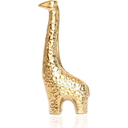 Små dyrefigurer til boligindretning i moderne stil, gylden dekoration