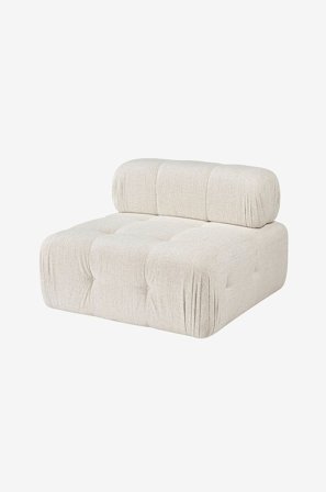 Hanah Home - 1-sits soffa Puca Middle - Beige - Soffmoduler - Från Homeroom