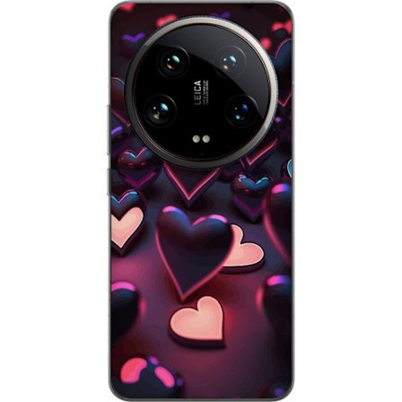 Yhteensopiva Puhelinkuori Xiaomi Xiaomi 14 Ultra KeskiyönSydämet