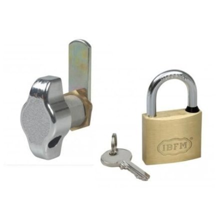 Serrure à came avec trou et