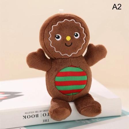 Julepynt Legetøj Sød honningkager Mand Plys Legetøj Dukke Tegnefilm Blød Anime Legetøj Pude Home Decor Børnegave style 2