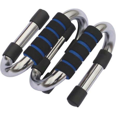 Push Up Bar, Push Up Bars S-formet, Pushup Håndtak Push Up Stativ, Push-up Brakettbrett, Sklisikkert Treningsstativ for Menn Kvinner