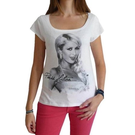 T-shirt dam Paris Hilton 2 Vintage T-shirt
