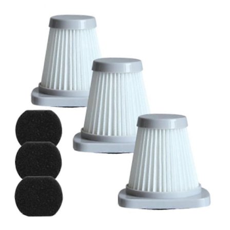 Ersättnings-HEPA-filter för SC861 SC861A dammsugare - 3 st - Tvättsbara filter