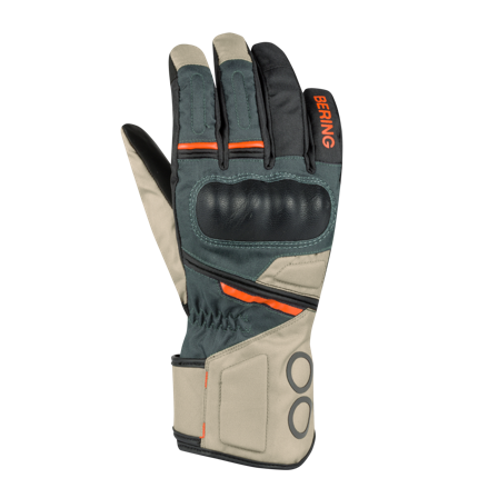 Rękawice Motocyklowe Bering Siberia Beżowy/Szary/Pomarańczowy L