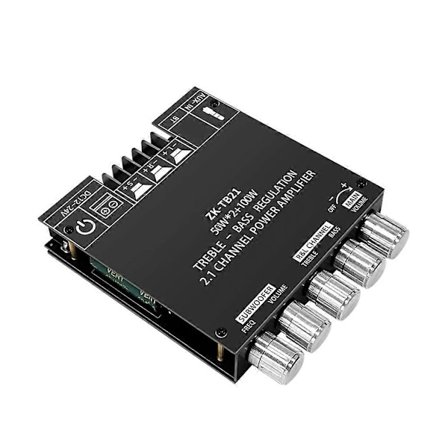 ZK TB21 2.1-kanals BT5.0 TPA3116D2 Digital Forsterker 50Wx2+100W Subwoofer