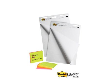 POST-IT Blädderblock 63,5x77,5cm 2/fp - Lyreco - Kontorsmöbler och inredning - Blädderblock och ställ - Blädderblock