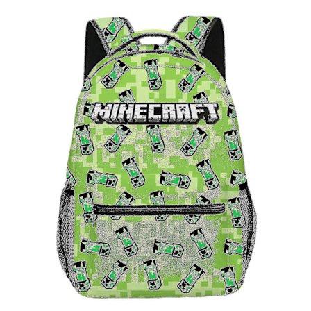 Minecraft Skoletasker til primær- og sekundærskoleelever, børns rygsække, rygsække til primærskoleelever BZSM
