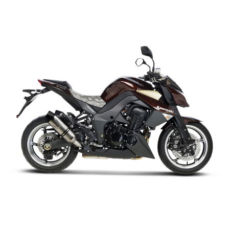 Slip-On LeoVince LV One EVO Stainless Steel/ Carbon - Kawasaki Z 1000 2010-2016