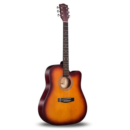 Aloittelijoille tarkoitettu kitara lehmuspuusta - n. 96 cm