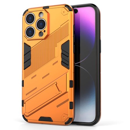 SKALO iPhone 15 Pro Max Armor Hybrid BIBERCAS Skal - Orange