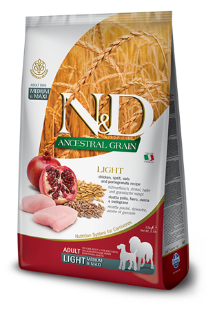 Farmina N&D Ancestral Grain Light Pollo E Melograno Cani Adulti