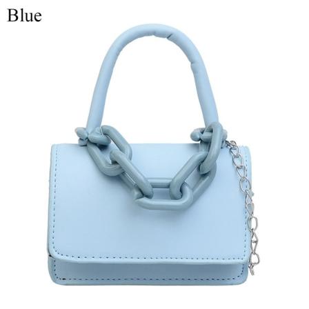 Kæde skuldertaske Crossbody taske BLÅ blue